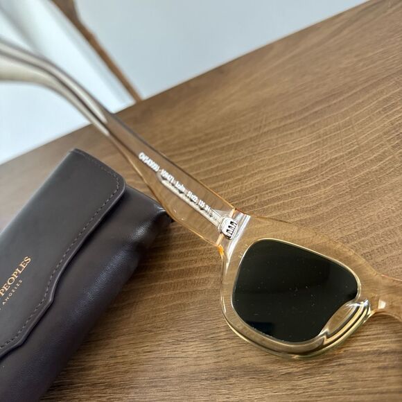 Oliver Peoples Transparent Gold Sunglasses main image 4
